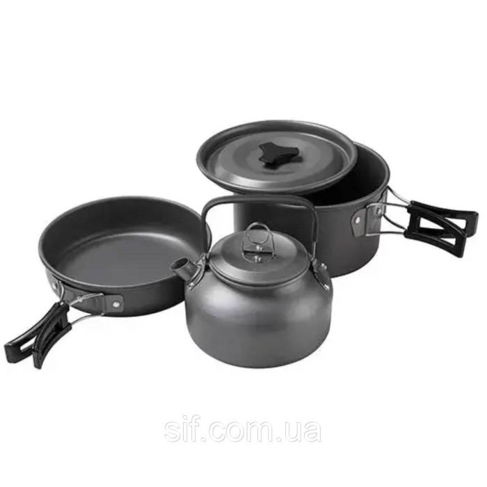 Туристичний набір посуду Camping Cookware GL-C31