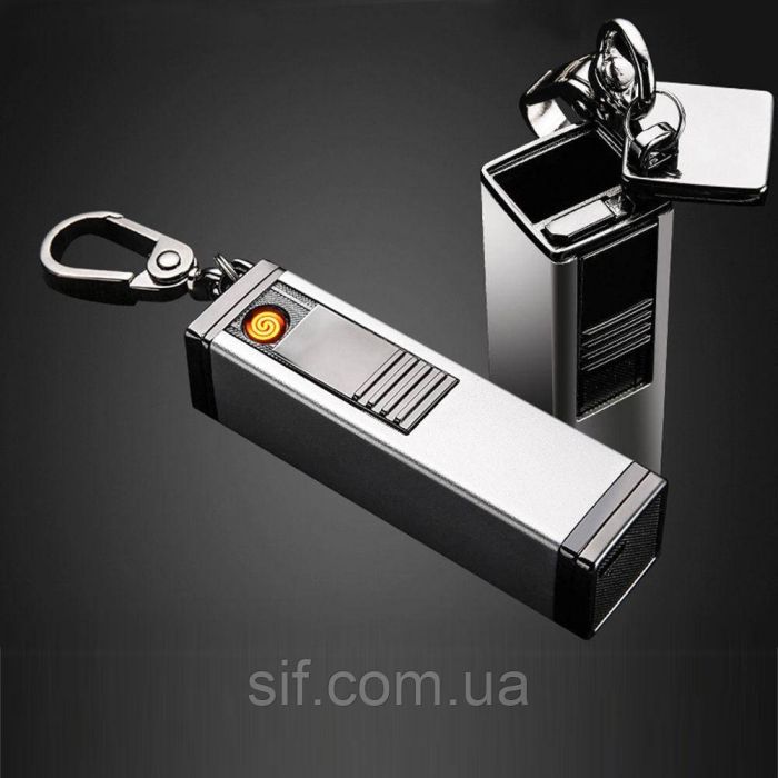 Крута запальничка USB  з кишеньковою попільничкою DANGAR, в подарунковій упаковці